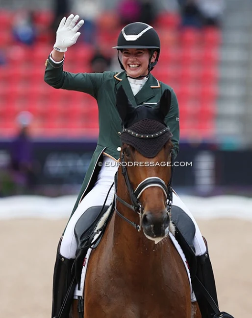 Alex Baker and Dutchman at the 2022 World Championships