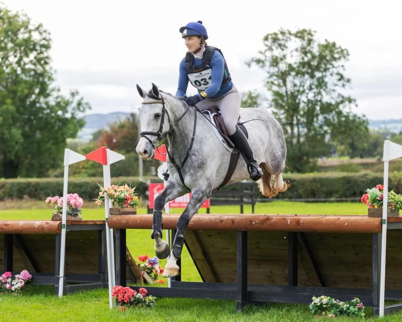 Ruth Robinson and Viva la Vida de Capri, winners of the EI110 at Barnadown